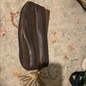 Brown Leather clutch
